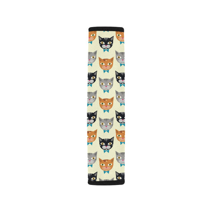 Cat Pattern Print Design 05 Car Seat Belt Cover