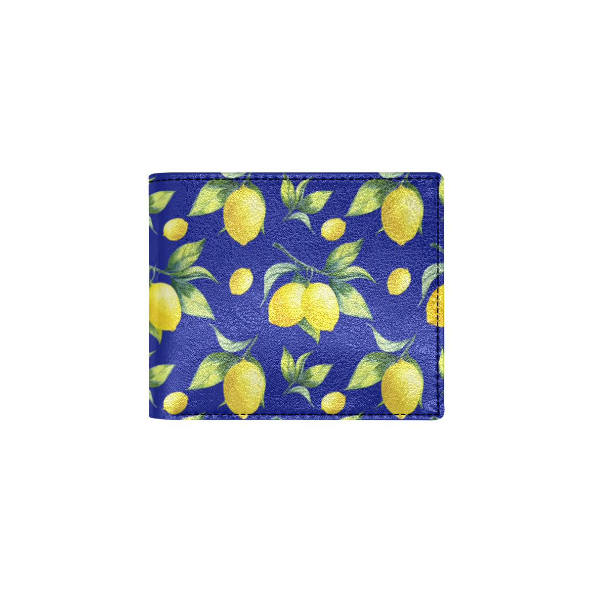 Lemon Pattern Print Design LM06 Men's ID Card Wallet