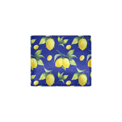 Lemon Pattern Print Design LM06 Men's ID Card Wallet