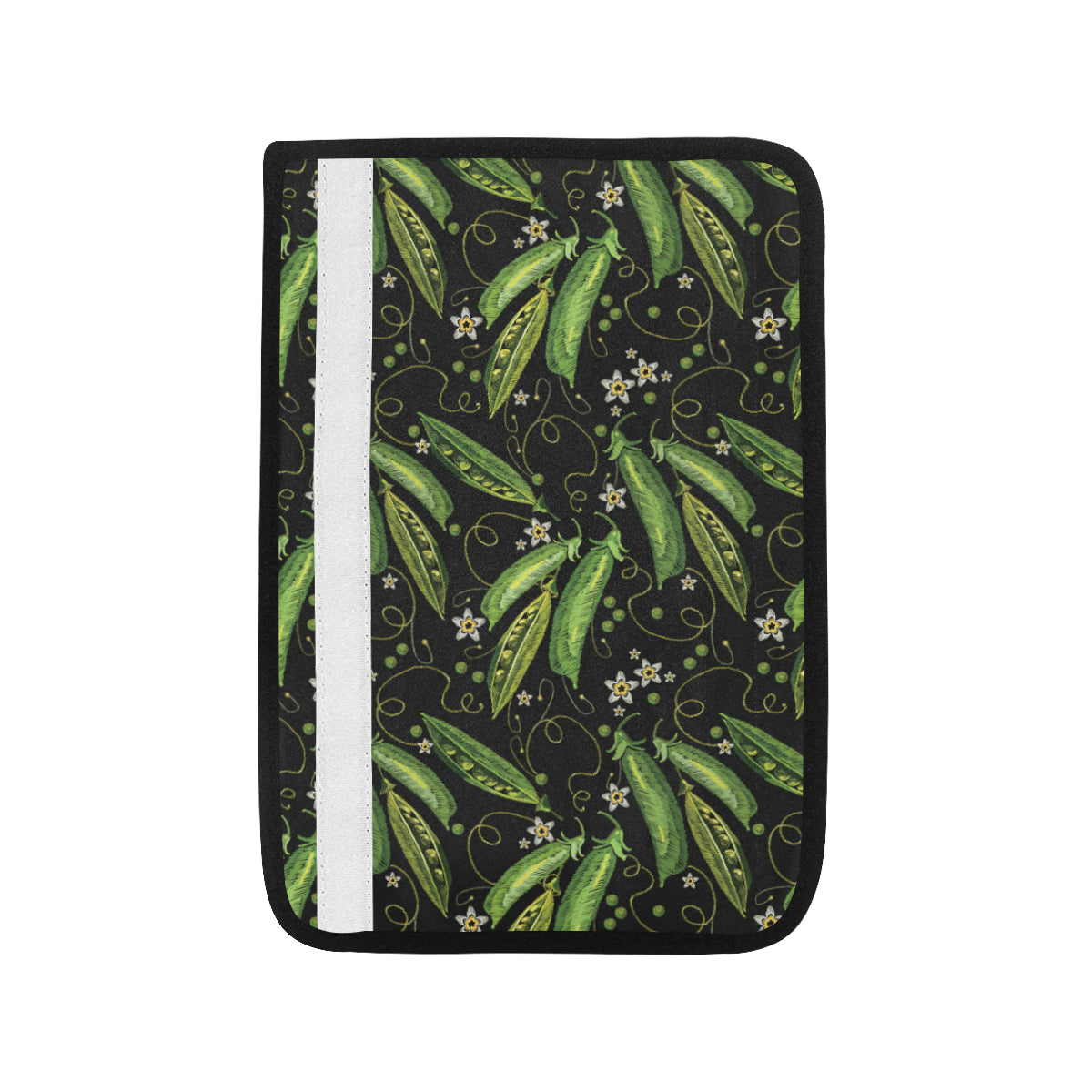 Peas Pattern Print Design A02 Car Seat Belt Cover