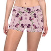 Peony Pattern Print Design PE09 Yoga Shorts