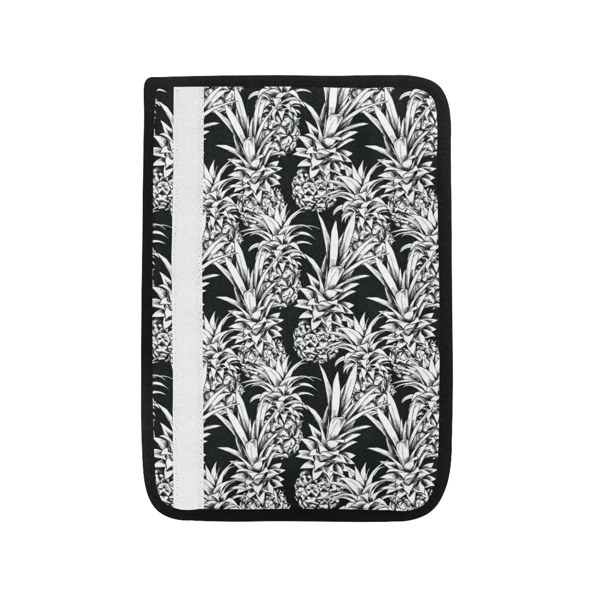 Pineapple Pattern Print Design PP08 Car Seat Belt Cover