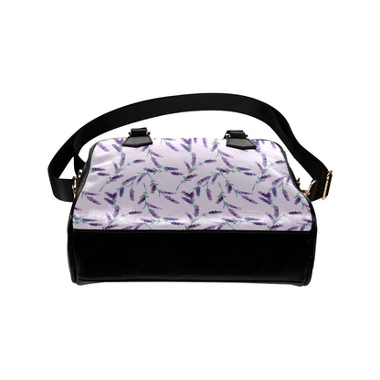 Lavender Pattern Print Design 02 Shoulder Handbag