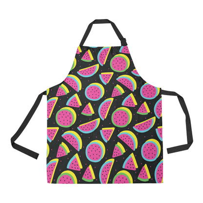 Watermelon Pattern Print Design WM07 Apron with Pocket