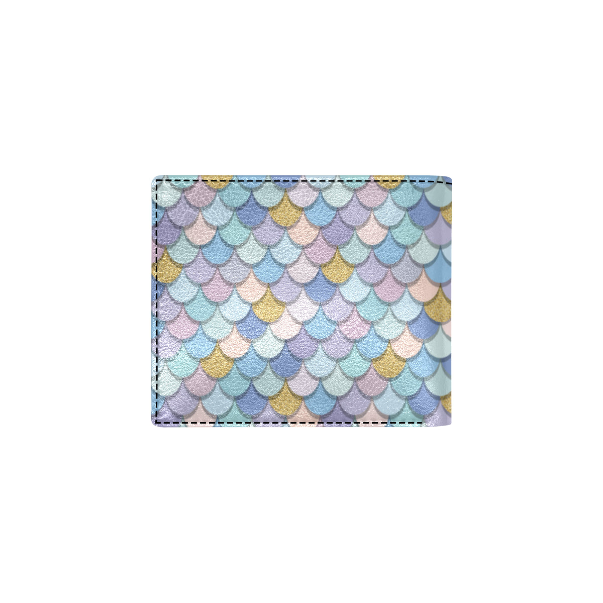 Mermaid Scales Pattern Print Design 05 Men's ID Card Wallet