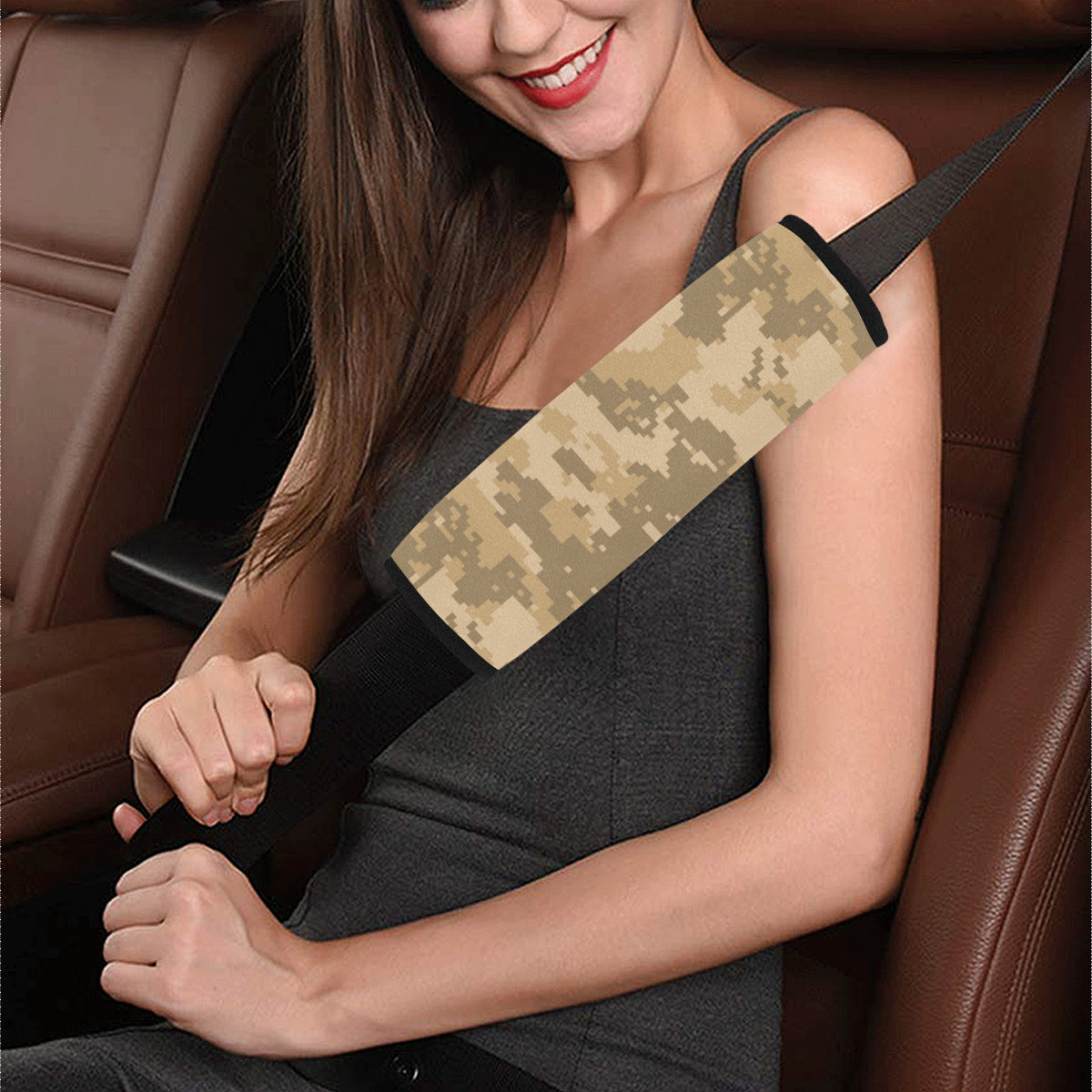 ACU Digital Desert Camouflage Car Seat Belt Cover