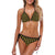 Gold Pineapple Pattern Print Design PP011 Bikini