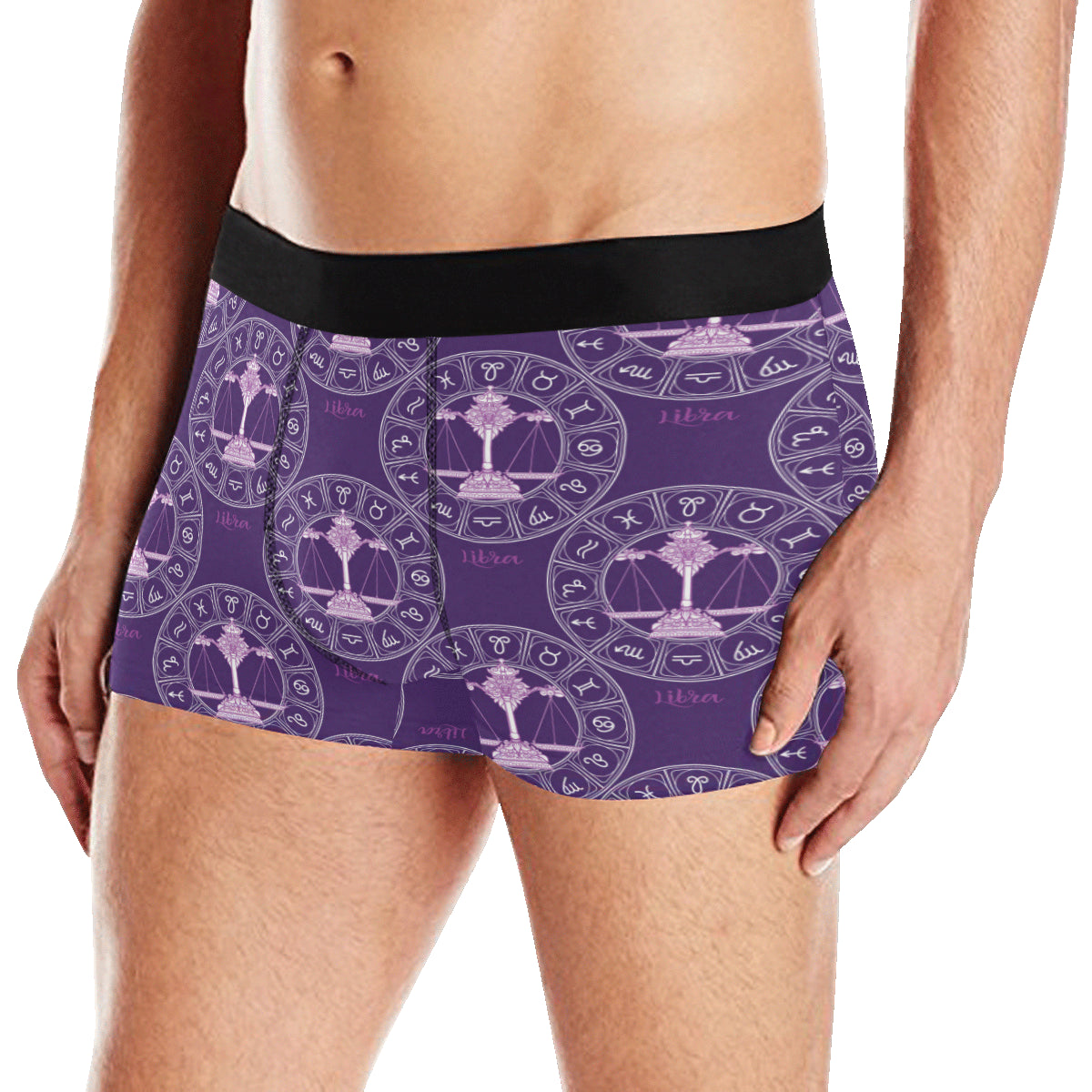 Libra Pattern Print Design 03 Men's Boxer Briefs