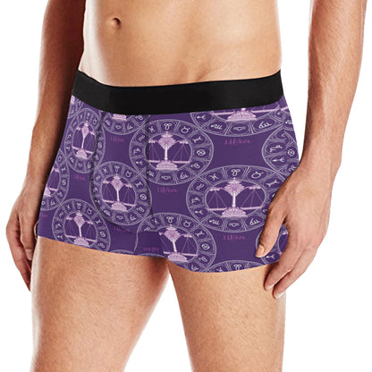 Libra Pattern Print Design 03 Men's Boxer Briefs