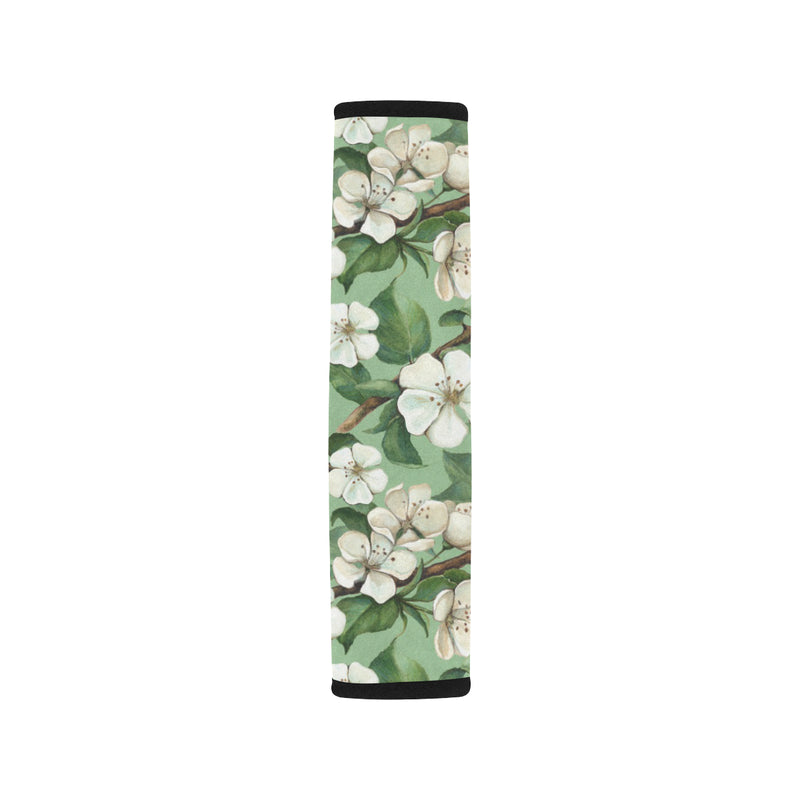 Apple blossom Pattern Print Design AB02 Car Seat Belt Cover