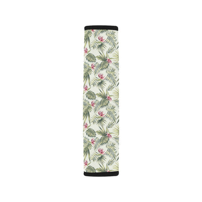 Bird Of Paradise Pattern Print Design 04 Car Seat Belt Cover