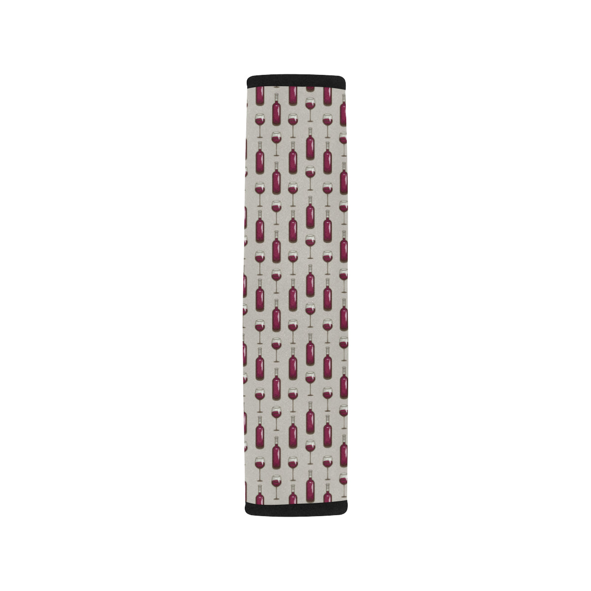 Wine Bottle Pattern Print Car Seat Belt Cover