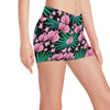 Orchid Pink Pattern Print Design OR06 Yoga Shorts