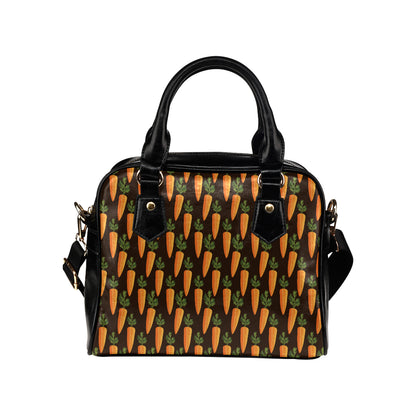 Carrot Pattern Print Design 06 Shoulder Handbag