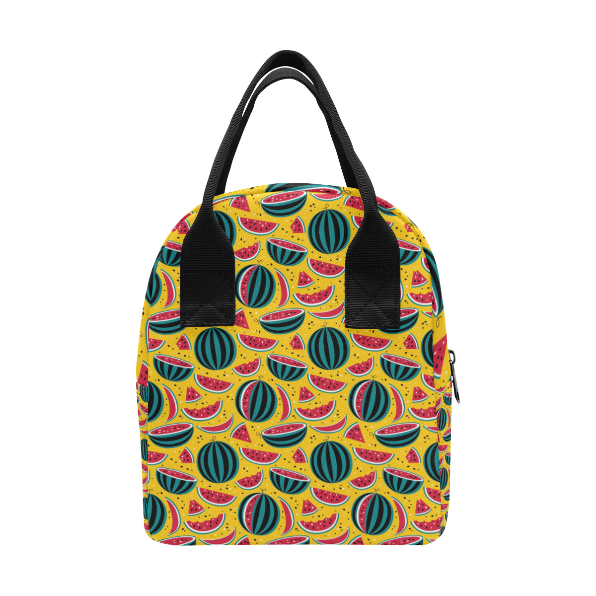 Watermelon Pattern Print Design WM02 Insulated Lunch Bag