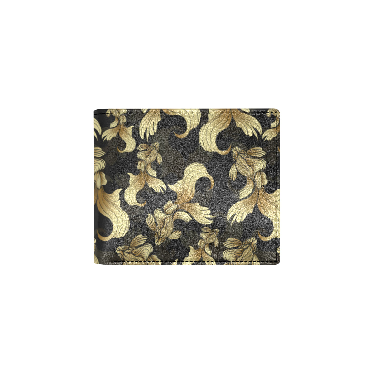 Goldfish Pattern Print Design 02 Men's ID Card Wallet
