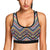 Multicolor zigzag Tribal Aztec Sports Bra