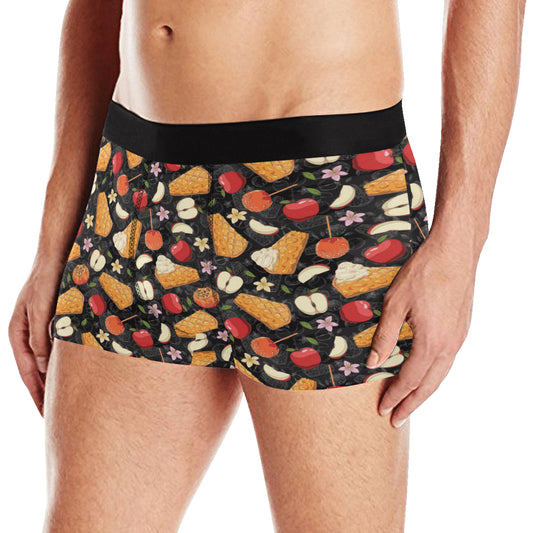 Apple Pie Pattern Print Design 01 Men's Boxer Briefs