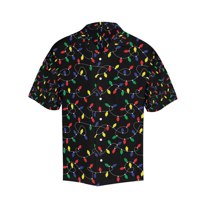 Christmas Light Pattern Print Design 04 Men's Hawaiian Shirt