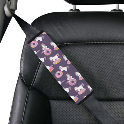 Donut Unicorn Pattern Print Design DN011 Car Seat Belt Cover