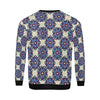 lotus Boho Pattern Print Design LO08 Men Long Sleeve Sweatshirt