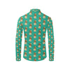 Lion Pattern Print Design 02 Men's Long Sleeve Shirt