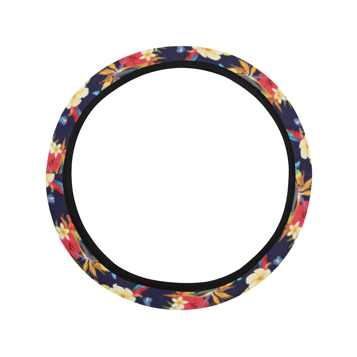 Parrot Themed Design Steering Wheel Cover with Elastic Edge
