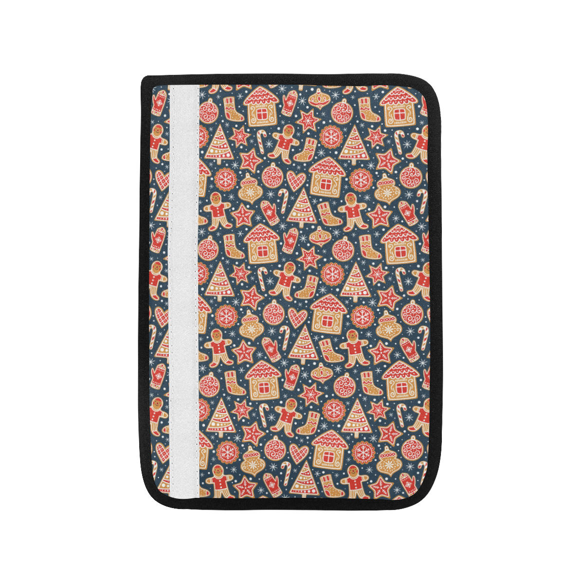 Gingerbread Pattern Print Design 03 Car Seat Belt Cover