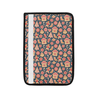 Gingerbread Pattern Print Design 03 Car Seat Belt Cover