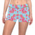 Strawberry Pattern Print Design SB04 Yoga Shorts