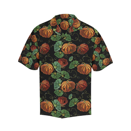 Pumpkin Pattern Print Design A02 Men's Hawaiian Shirt