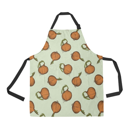 Onion Pattern Print Design A05 Apron with Pocket