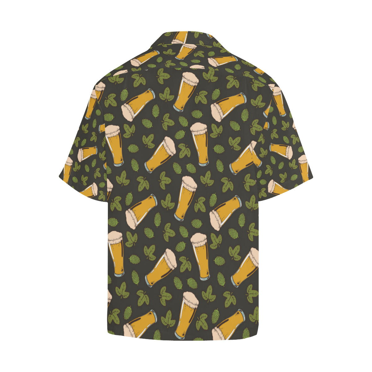 Beer Iris Pattern Print Design 02 Men's Hawaiian Shirt
