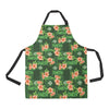 Hibiscus Pattern Print Design HB05 Apron with Pocket