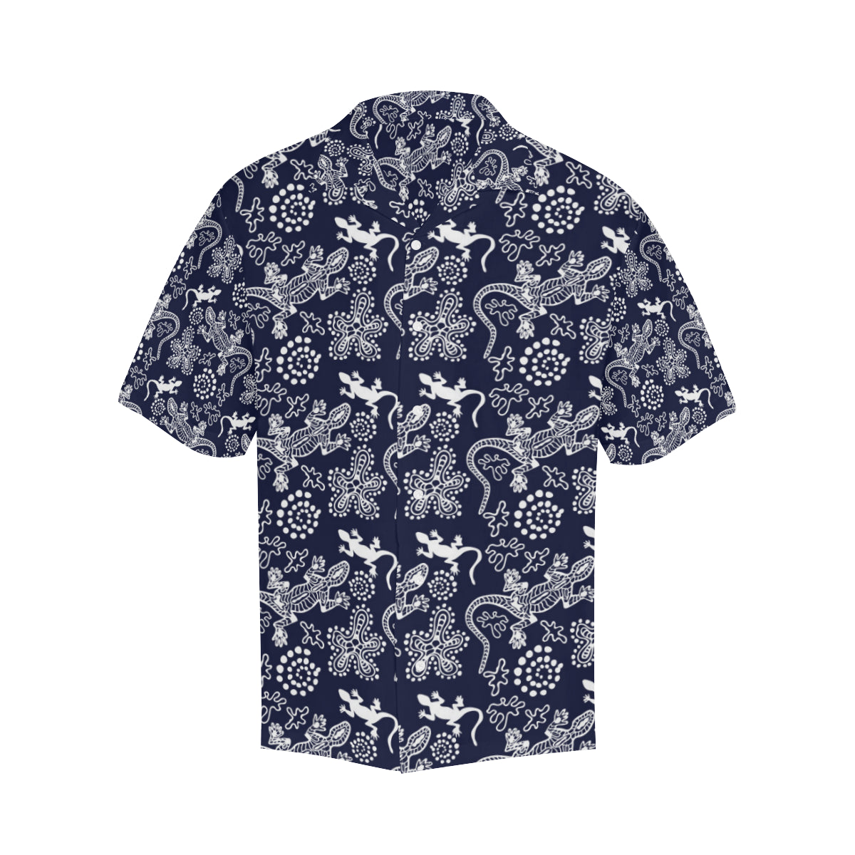 lizard Pattern Print Design 03 Men's Hawaiian Shirt