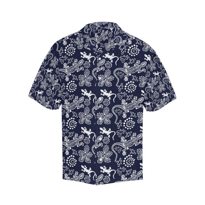 lizard Pattern Print Design 03 Men's Hawaiian Shirt