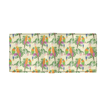 Conures Pattern Print Design 02 Men's ID Card Wallet