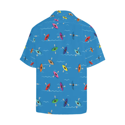 Kayak Pattern Print Design 03 Men's Hawaiian Shirt