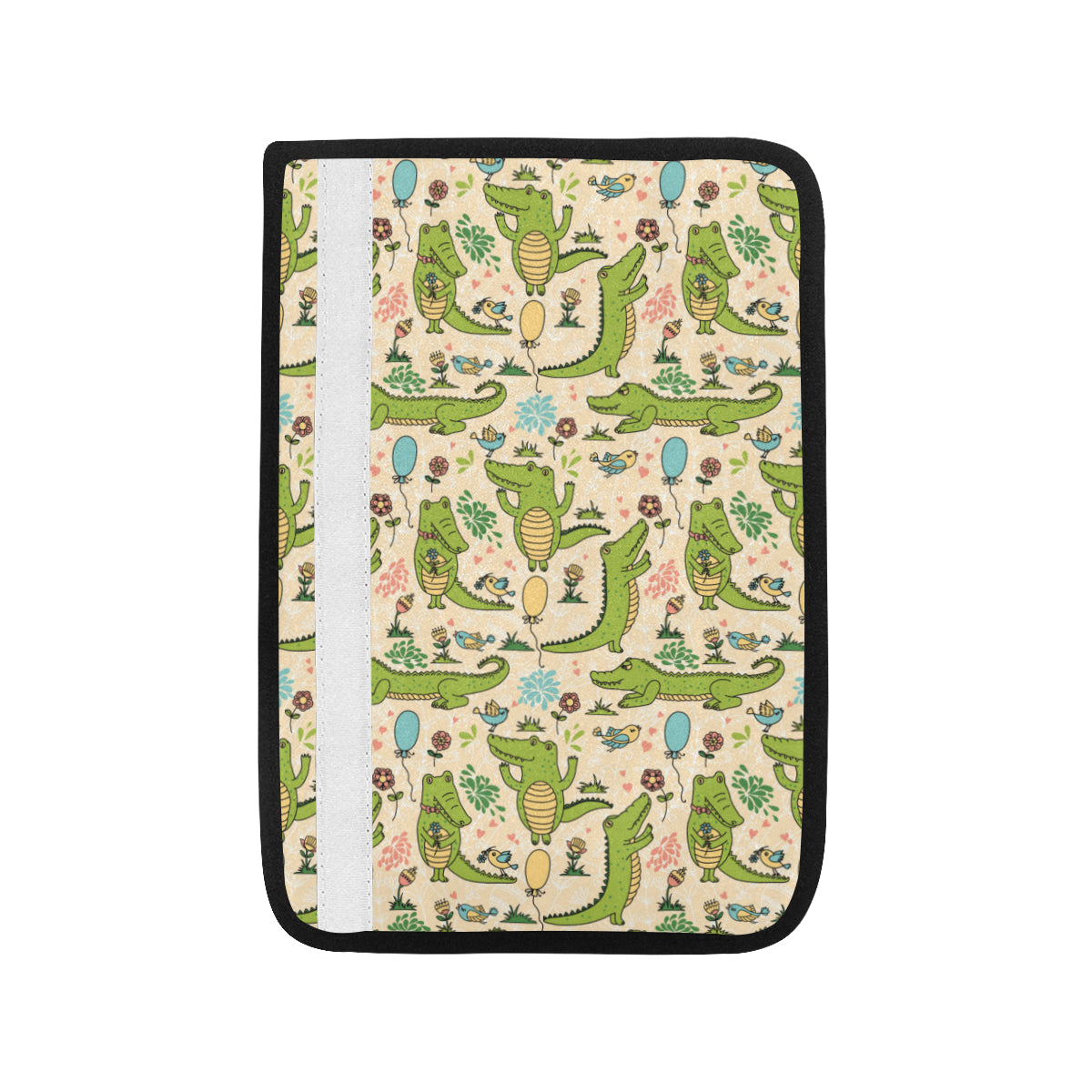 Alligator Pattern Print Design 01 Car Seat Belt Cover