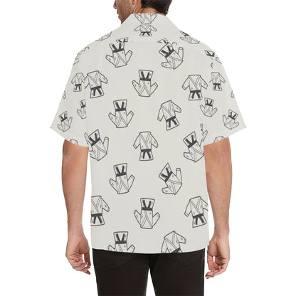 Karate Pattern Print Design 01 Men's Hawaiian Shirt
