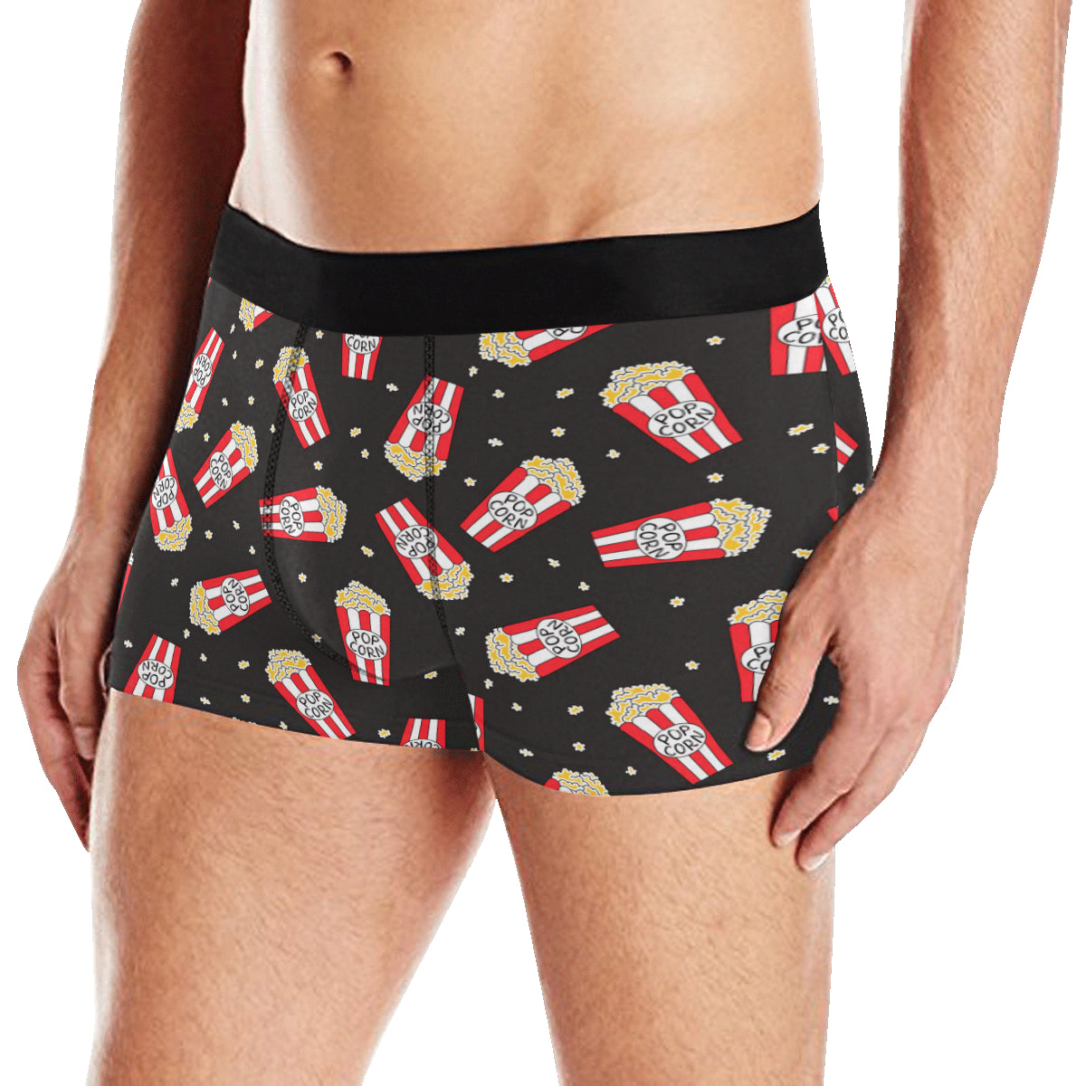 Popcorn Pattern Print Design A01 Men's Boxer Briefs
