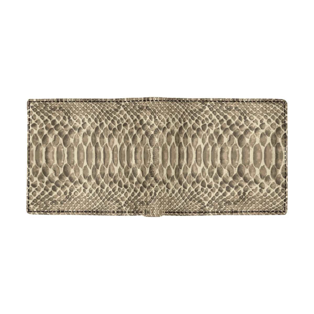 Python Pattern Print Design A02 Men's ID Card Wallet