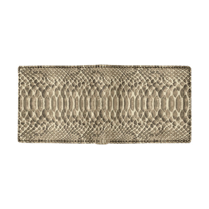 Python Pattern Print Design A02 Men's ID Card Wallet