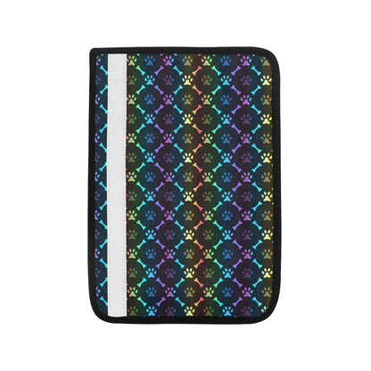 Paw Rainbow Print Car Seat Belt Cover