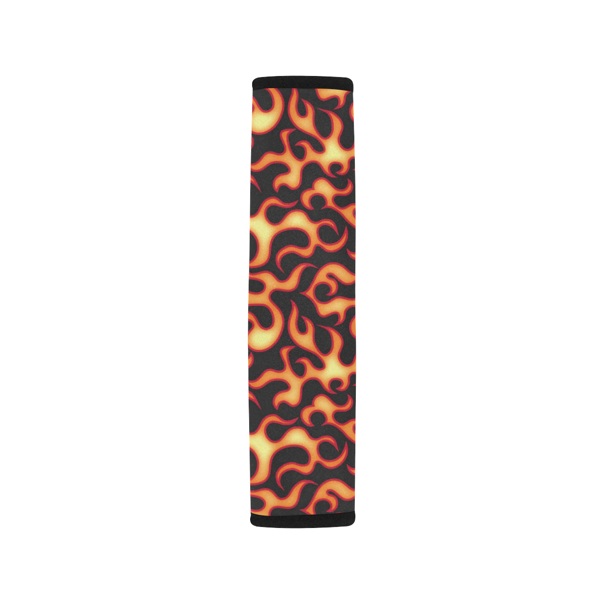 Flame Fire Themed Print Car Seat Belt Cover