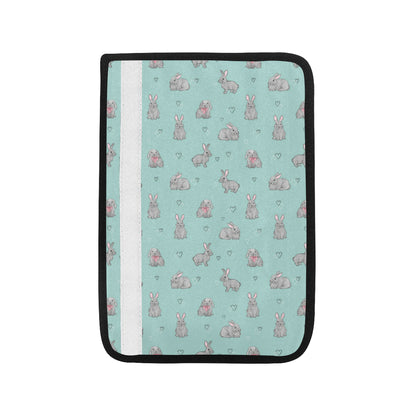 Bunny Pattern Print Design 02 Car Seat Belt Cover