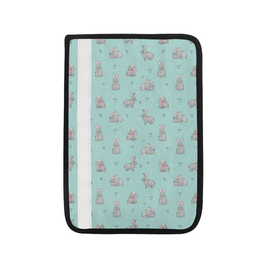 Bunny Pattern Print Design 02 Car Seat Belt Cover
