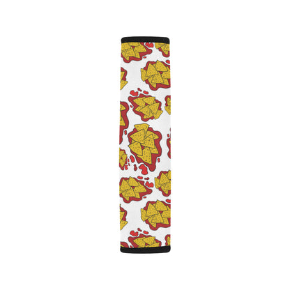Nachos Pattern Print Design A03 Car Seat Belt Cover