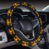 Eye of Horus Tribal Egypt Pattern Steering Wheel Cover with Elastic Edge