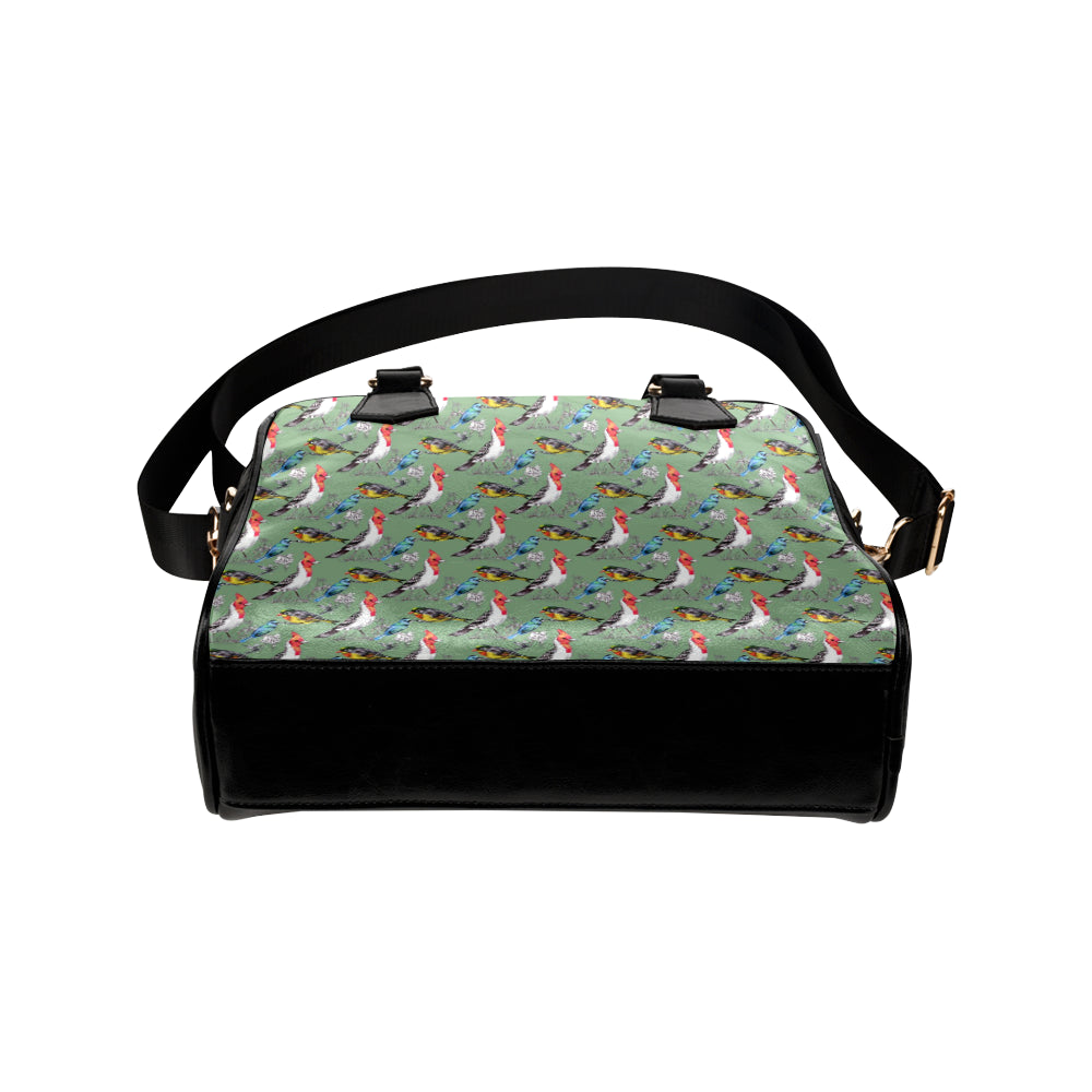 Birds Pattern Print Design 07 Shoulder Handbag